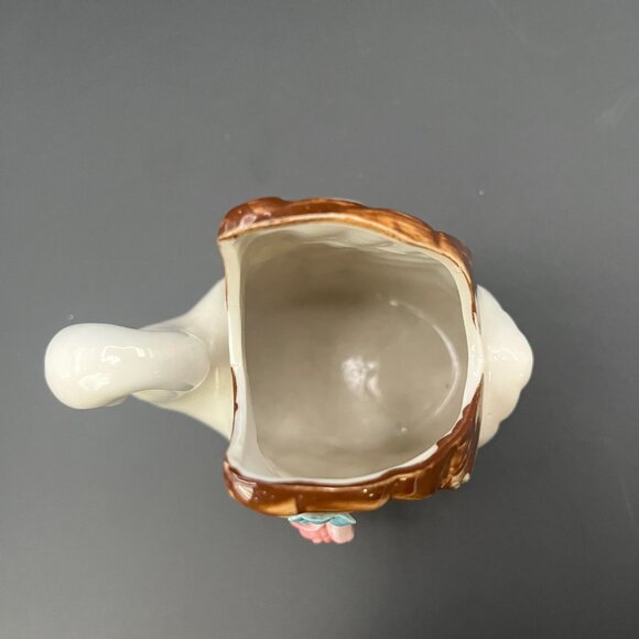 Vintage Swan Toothpick holder Hand‎ Painted Ceramic Porcelain - Picture 5 of 6